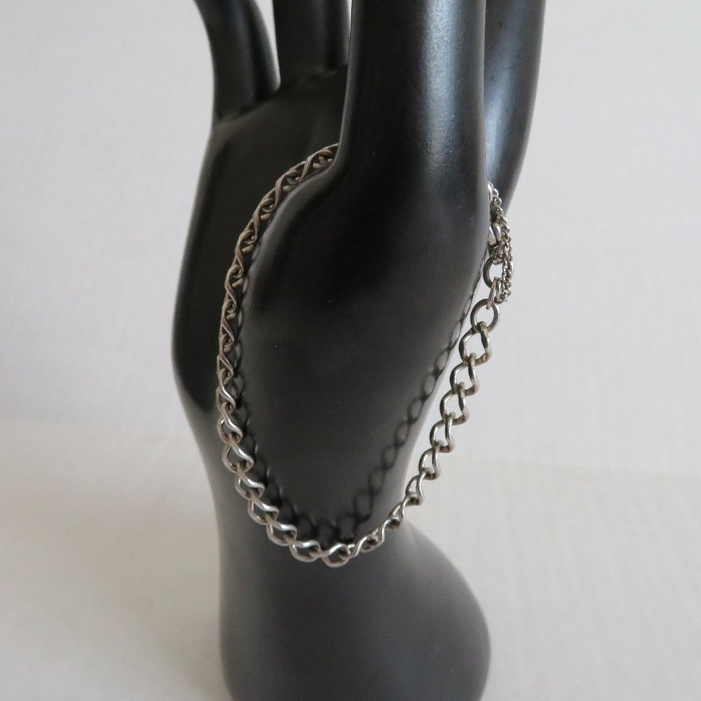 Vintage Silver Chain Link Bracelet